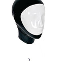 Latex Hooded Mask Rubber Bondage Restraints Gloves for Fetish Men