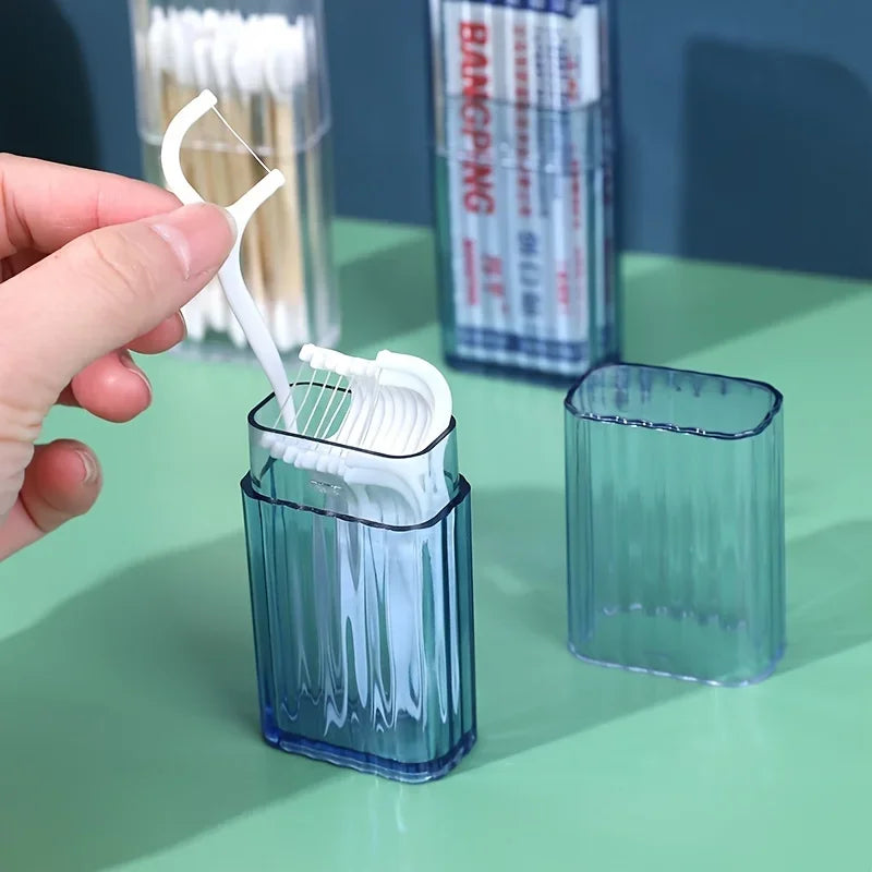 Portable Transparent Storage Box for Small Items Travel & Office Use