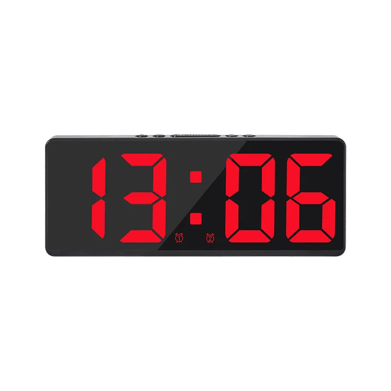 Colorful LED Clock with Alarm and Calendar | Bedside Creative Home Decor
