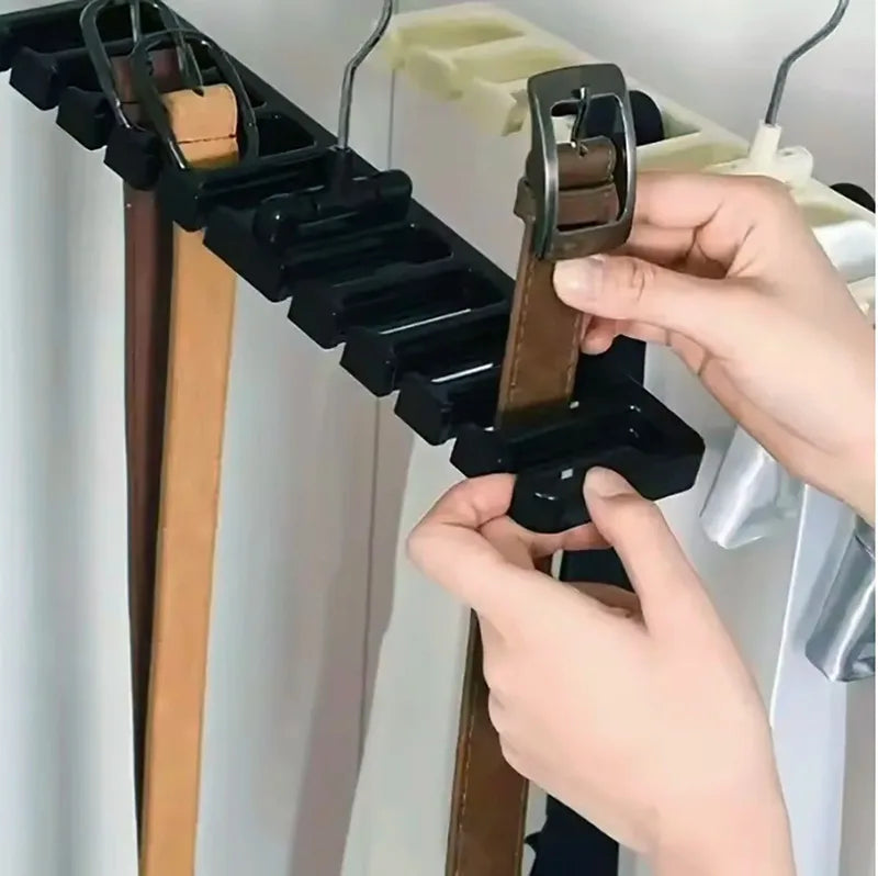 Wardrobe Belt & Scarf Organizer Hanger Rotating Storage Rack - Home Closet Solution