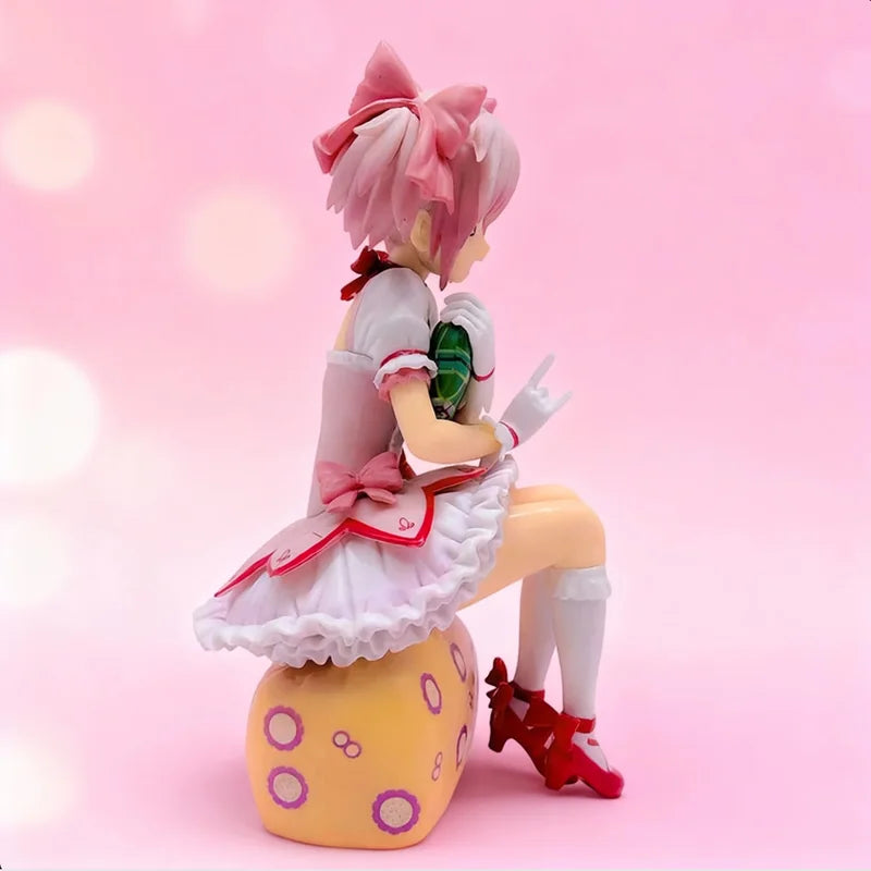 Anime Girl Collectible Figure - Madoka Kaname Noodle Stopper Model, Desktop Decoration