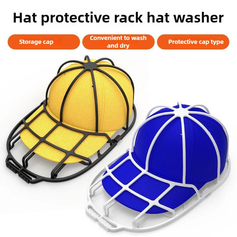 Baseball Cap Washer Bag with Inner Frame | Gentle Machine Wash & Shape Protection