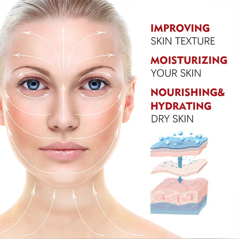 Retinol Firming Face Cream with Collagen for Wrinkle Reduction - Moisturizer & Brightening