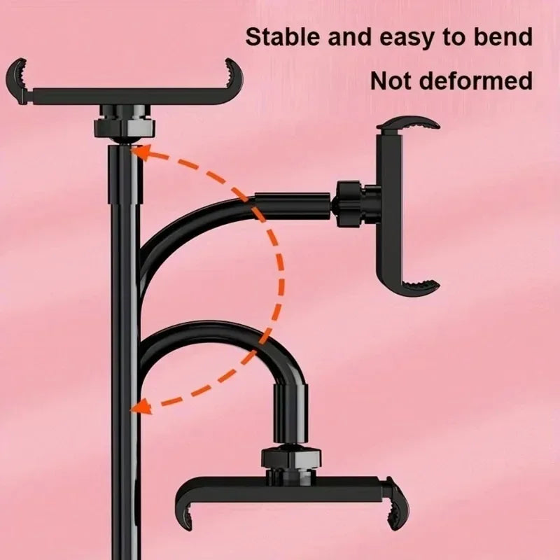 Portable Flexible Mobile Phone and Tablet Stand for Bedside and Desk