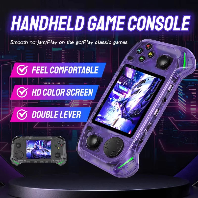 Retro Handheld Game Console 3.5 Inch IPS Screen 64GB Portable Video Player