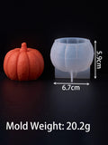 Pumpkin Silicone Candle Mold for Halloween DIY 3D Scented Candle Making