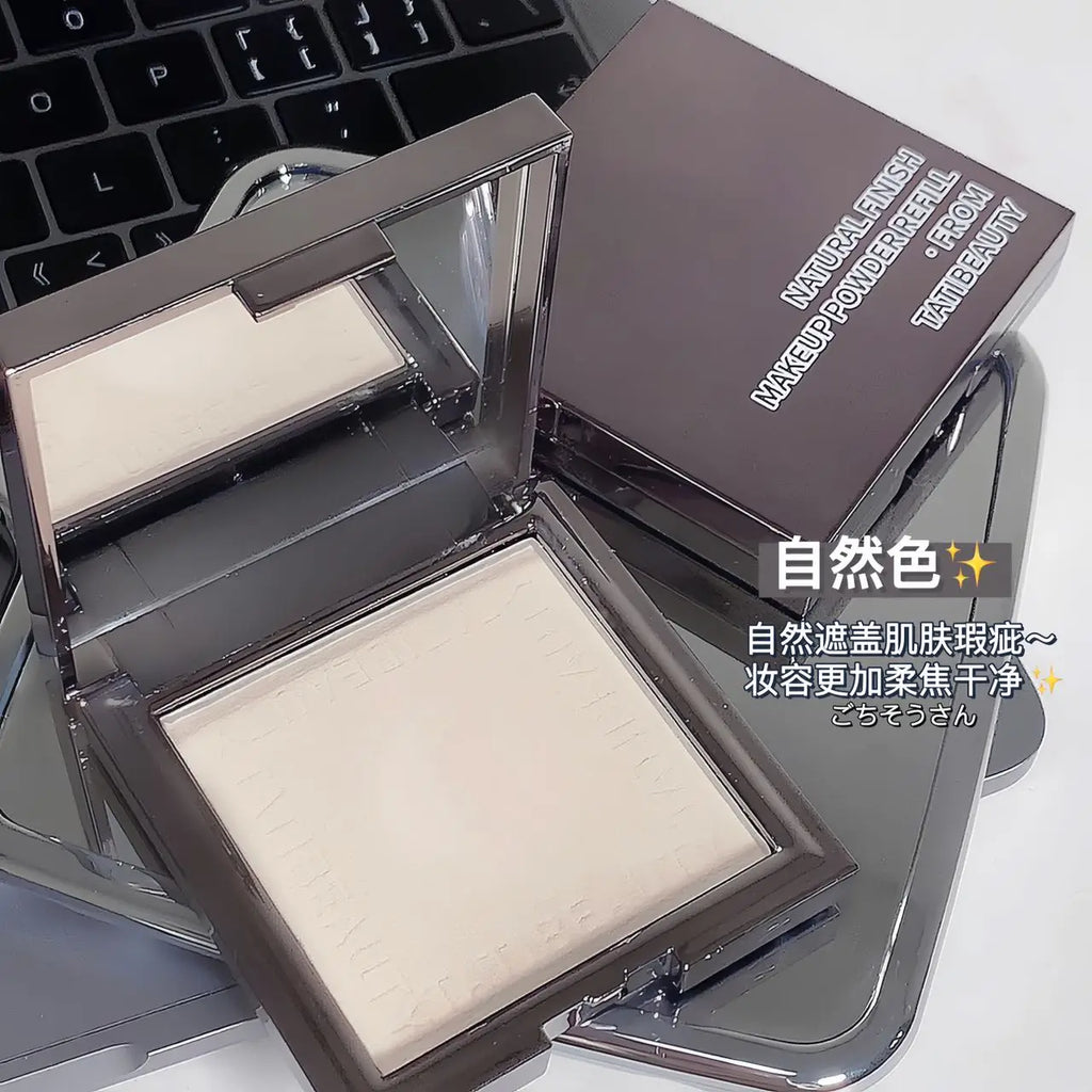 Oil Control Setting Powder with Concealer - Soft Focus, Mattifying Loose Powder for Flawless Skin