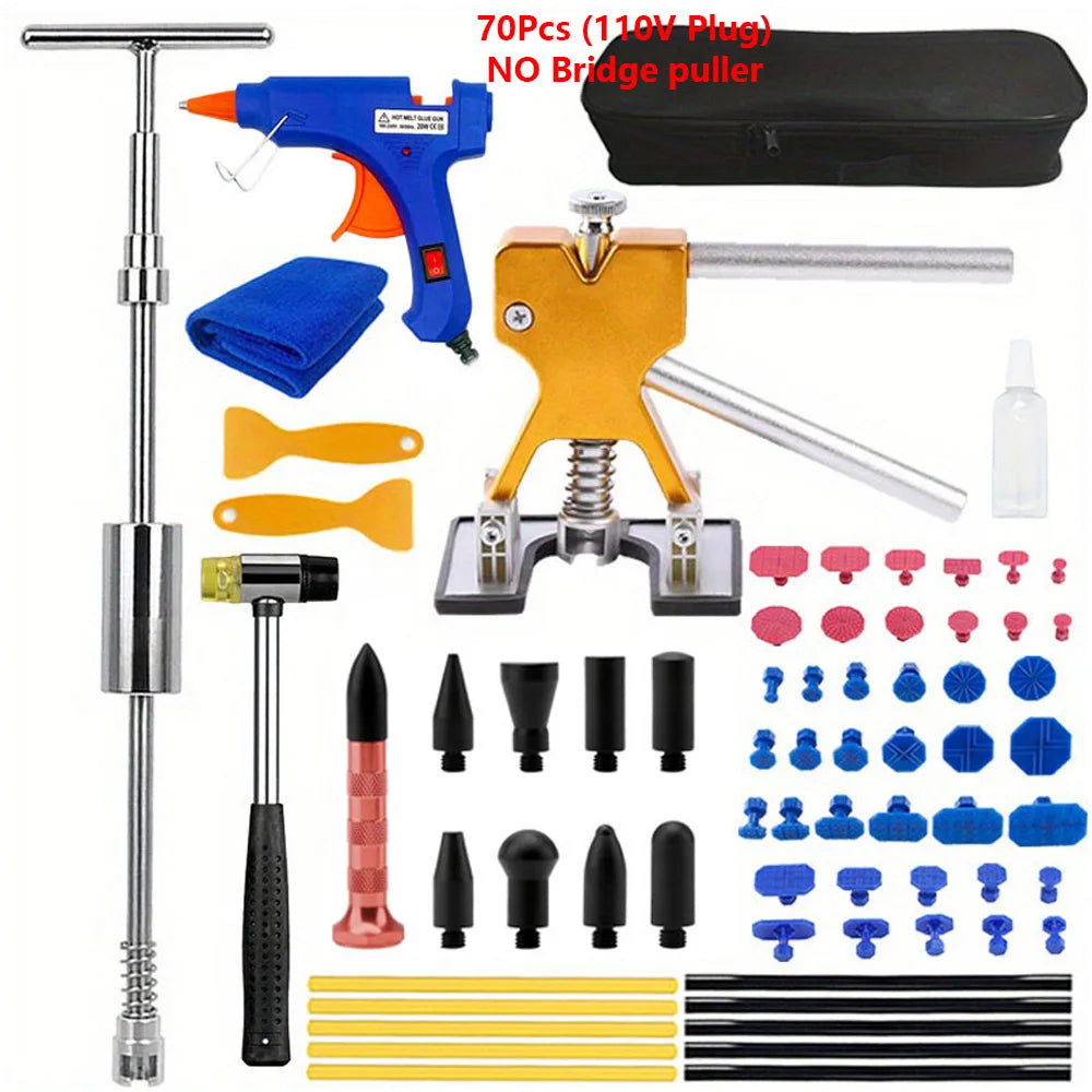 Car Dent Repair Kit with Slide Hammer and Suction Cup for Auto Body Paintless Removal