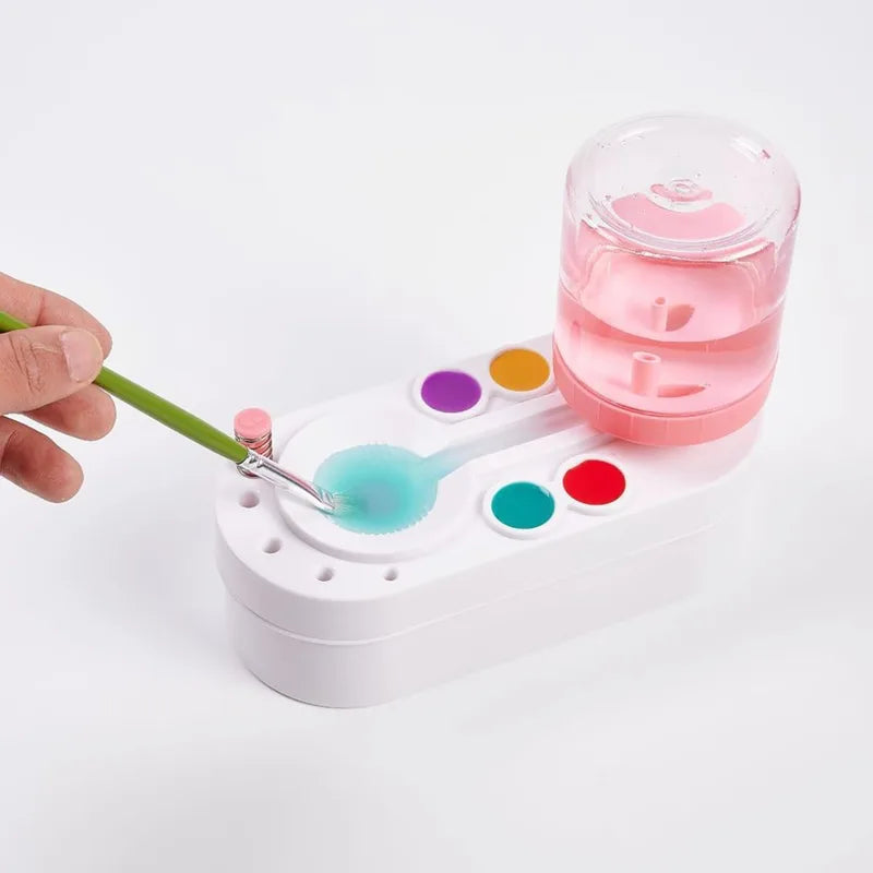 Upgraded Paint Brush Cleaner Brush Rinser with Water Circulation System - Multi-Color Available