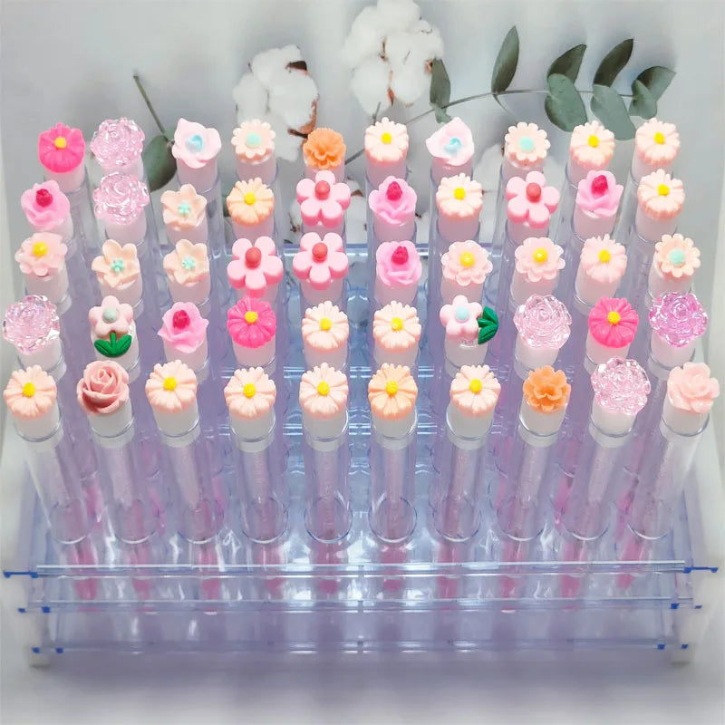 50PCS Reusable Eyelash Brush Tubes with Replaceable Dust-proof Storage & Eyebrow Brush
