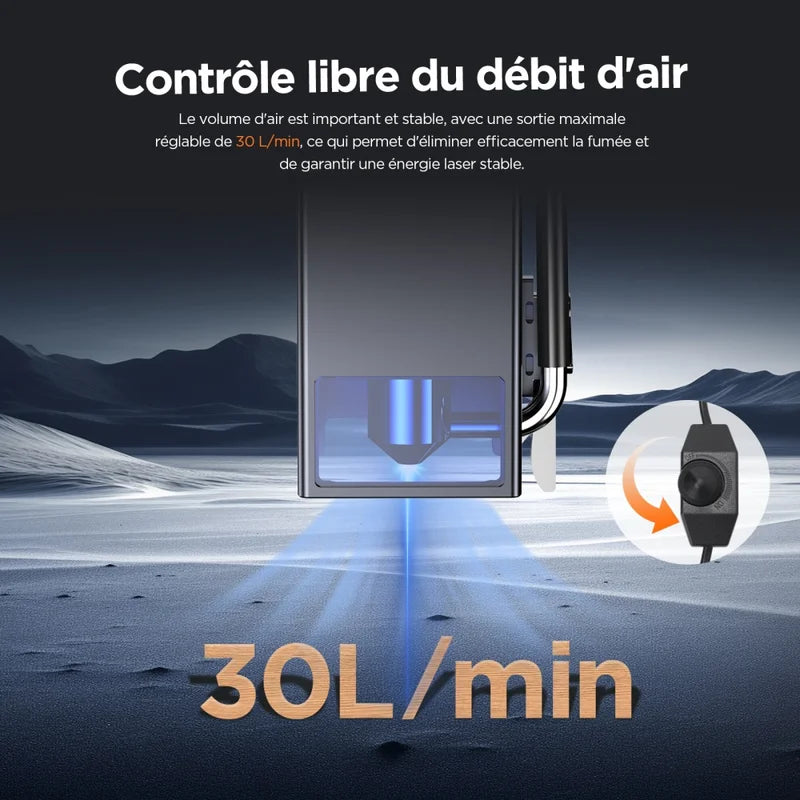 Laser Air Assist Pump 30L/min for Engraving and Cutting Machines