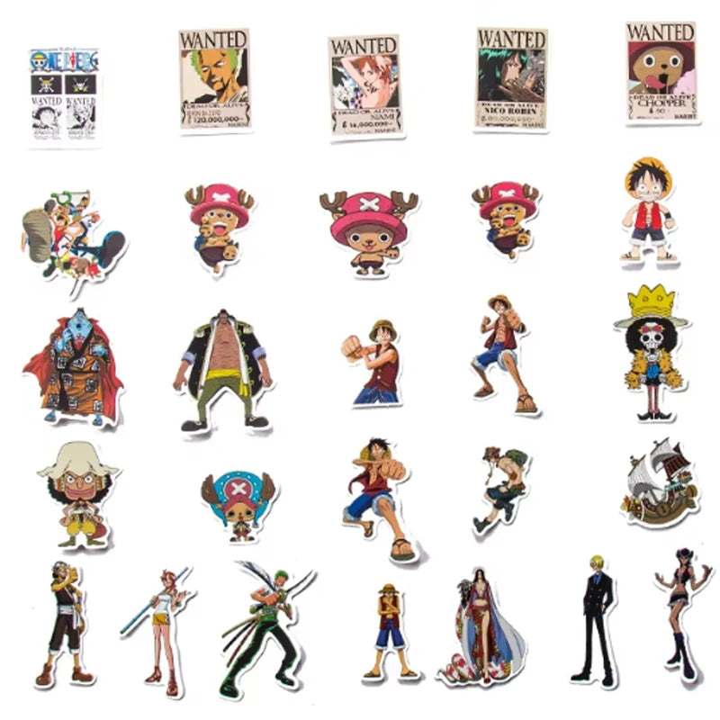 50Pcs Waterproof Sticker Set for Parties, Gifts, Laptop & Rewards