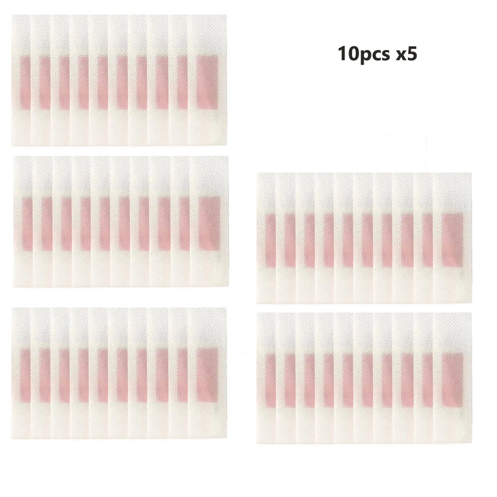 Facial Wax Strips Painless Hair Removal Kit for Face, Body & Legs - 10/50pcs