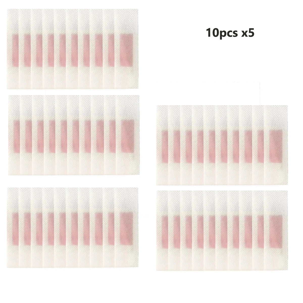 Facial Wax Strips Painless Hair Removal Kit for Face, Body & Legs - 10/50pcs
