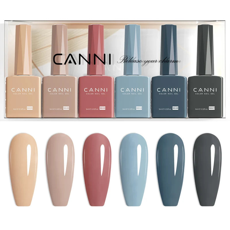 HEMA-Free Nail Gel Polish Kit - 9ml Color Set for UV & LED Manicure