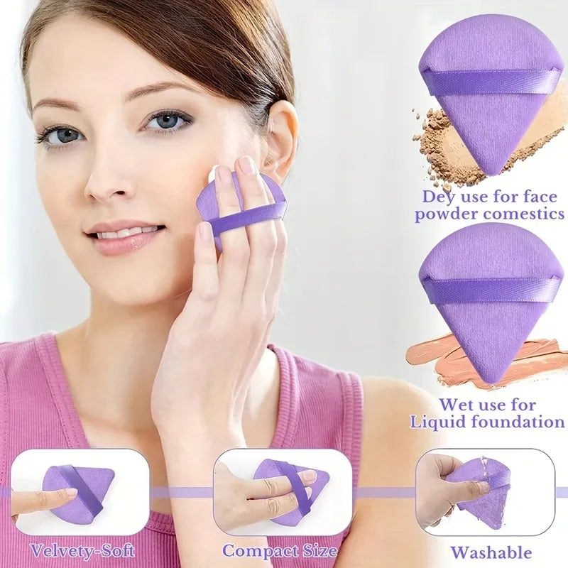 12-Piece Makeup Sponge Set with Beauty Egg & Triangle Puff - Multi Color