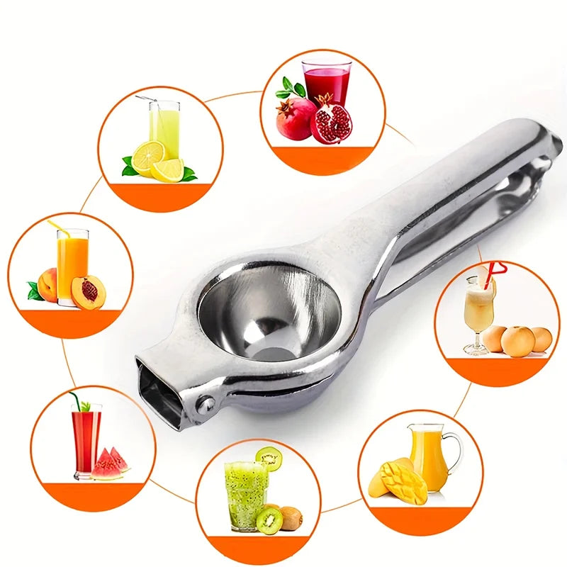 Stainless Steel Lemon Juicer Manual Fruit Press for Home Use