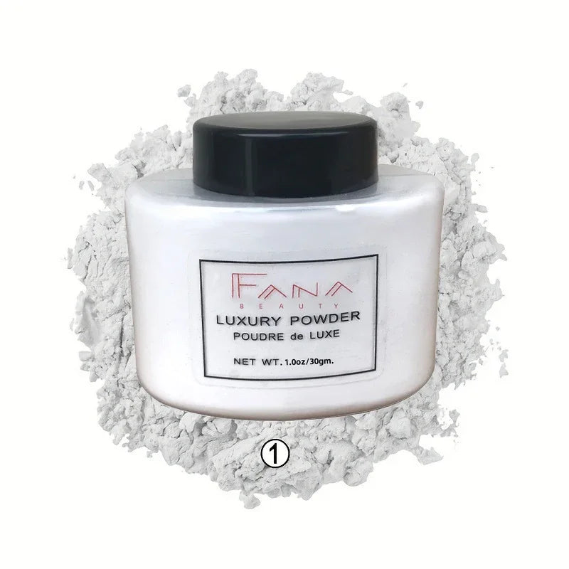 Luxury Face Powder for Women - Oil-Control Loose Foundation with Multiple Colors