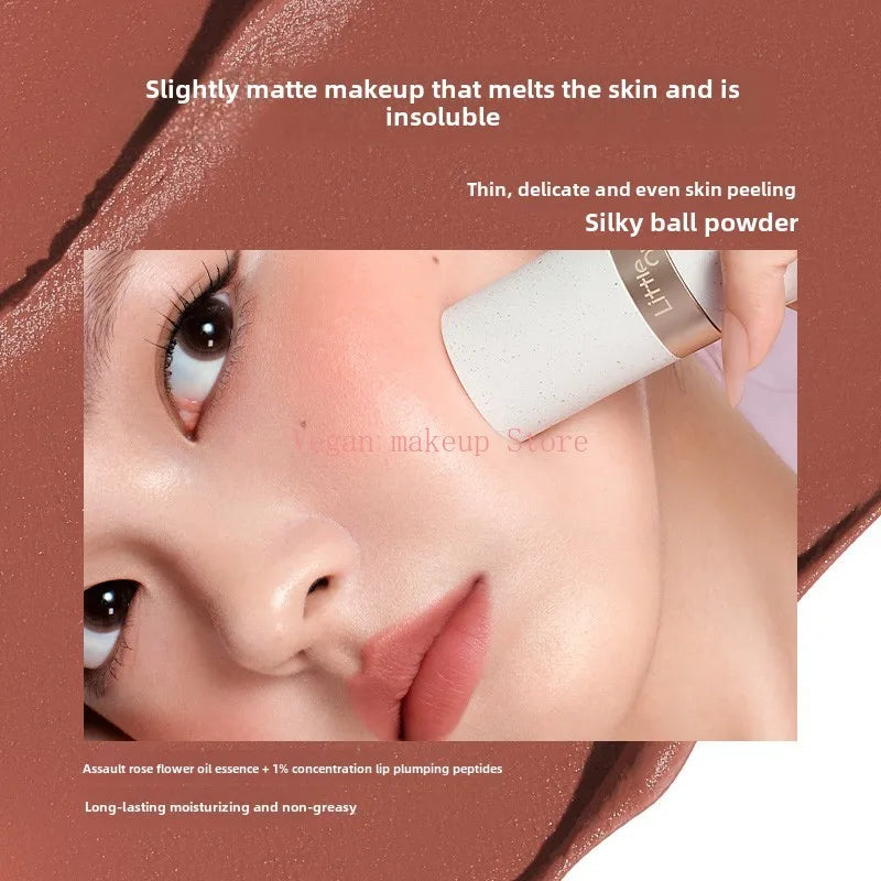 Multi-Purpose Blusher Stick - Moisturizing Face and Lip Makeup, Vegan & Paraben-Free