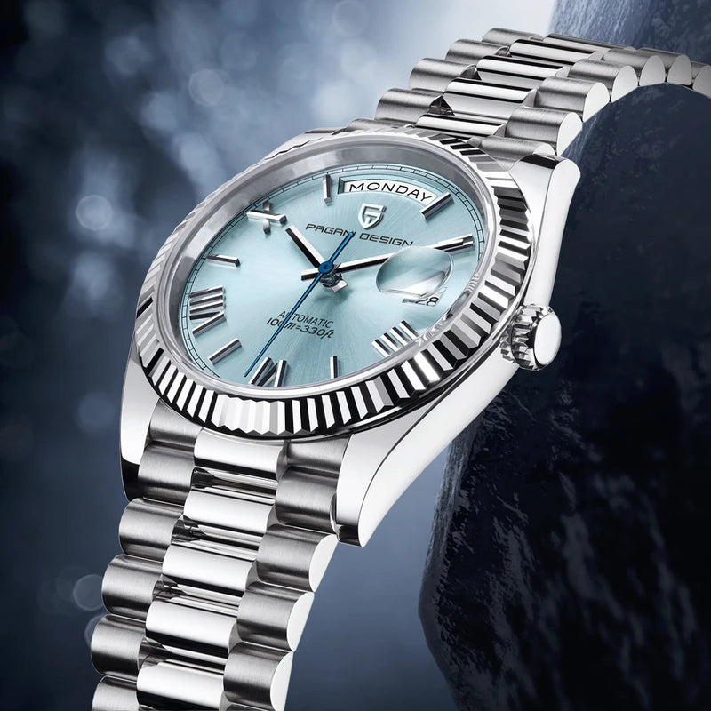 Luxury Automatic Mechanical Watch for Men Waterproof Stainless Steel 36mm