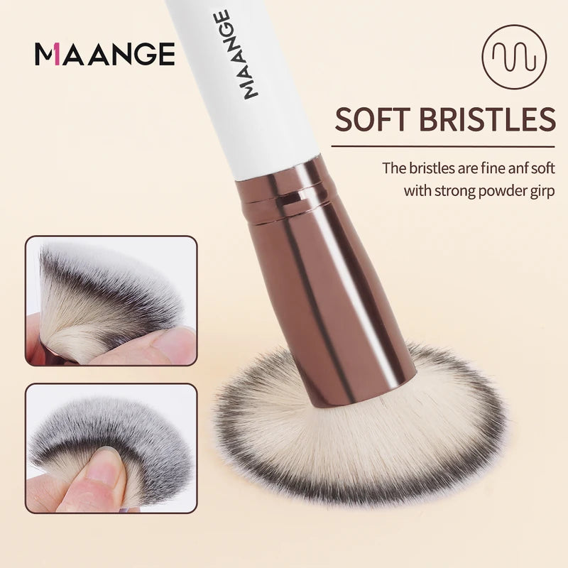 Multipurpose Makeup Brush Set for Foundation, Concealer, Powder, Blush & Contour - Soft Dense Bristles