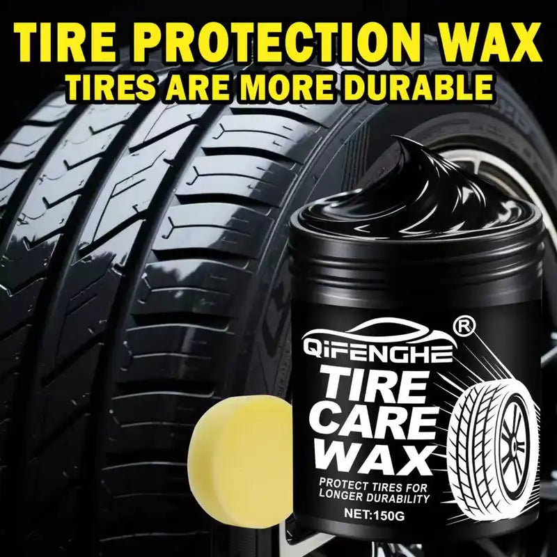 Car Tire Shine Wax - Durable Gloss Enhancer & Protective Coating for Tires