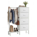 Multi-Functional Closet Organizer with Hanging Rack & Shoe Storage