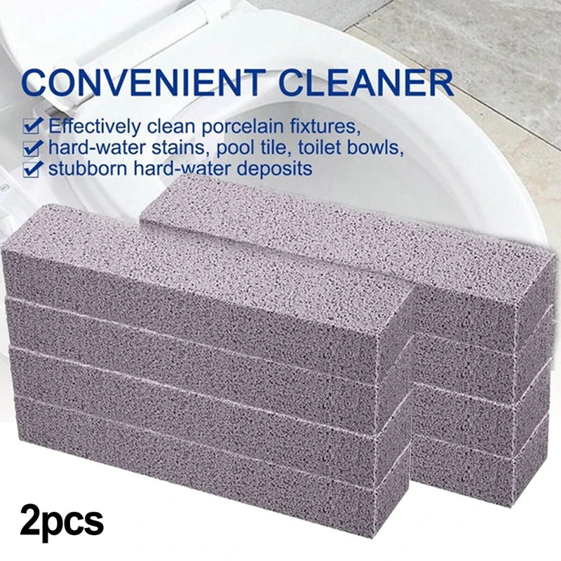 2pcs Pumice Stones for Stain Removal and Tile Cleaning - Bathroom, Kitchen & Pool