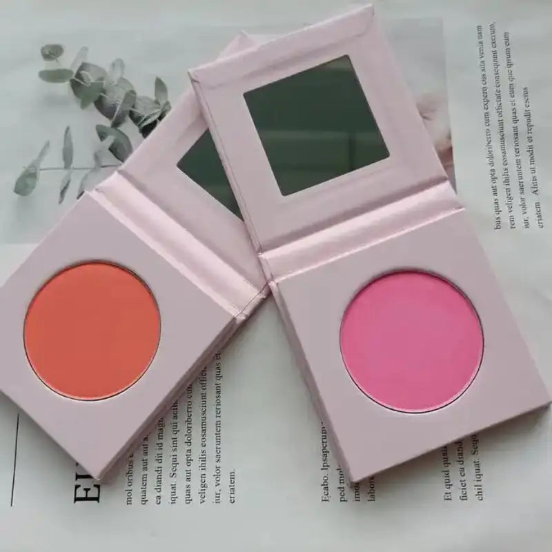 Natural Matte Blush Palette with Custom Logo - Face Contour & Cheek Makeup