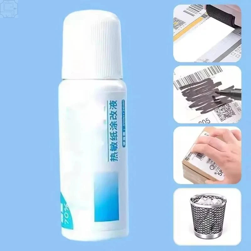 Thermal Paper Privacy Eraser for Parcel Shipping Labels - Anti-Peep Identity Protection