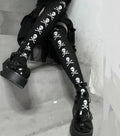 Skeleton Stockings and Gloves Set for Halloween Cosplay - Bone Blood Bloodstained