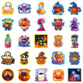 50PCS Halloween Graffiti Stickers - Pumpkin Bat Castle DIY Luggage Decor