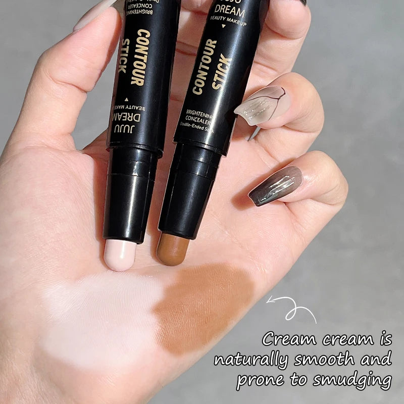 Dual-Ended Contouring & Highlighting Stick for Face Nose & Cheeks - All Colors