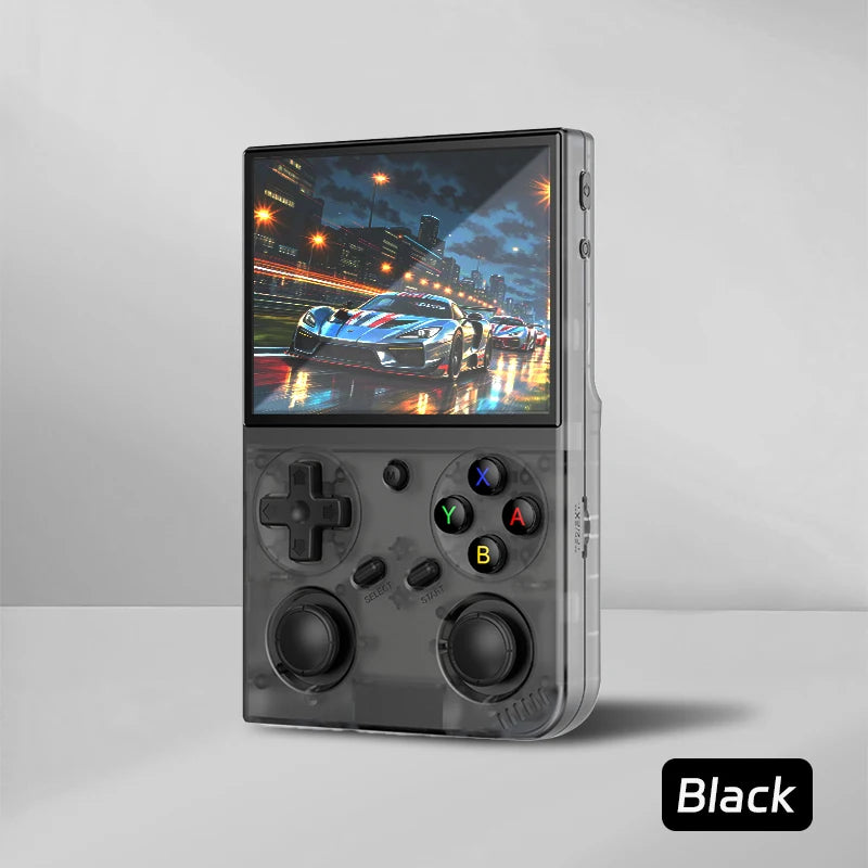 Handheld Retro Game Console with 3.5-Inch IPS Screen Dual Joysticks Vibration