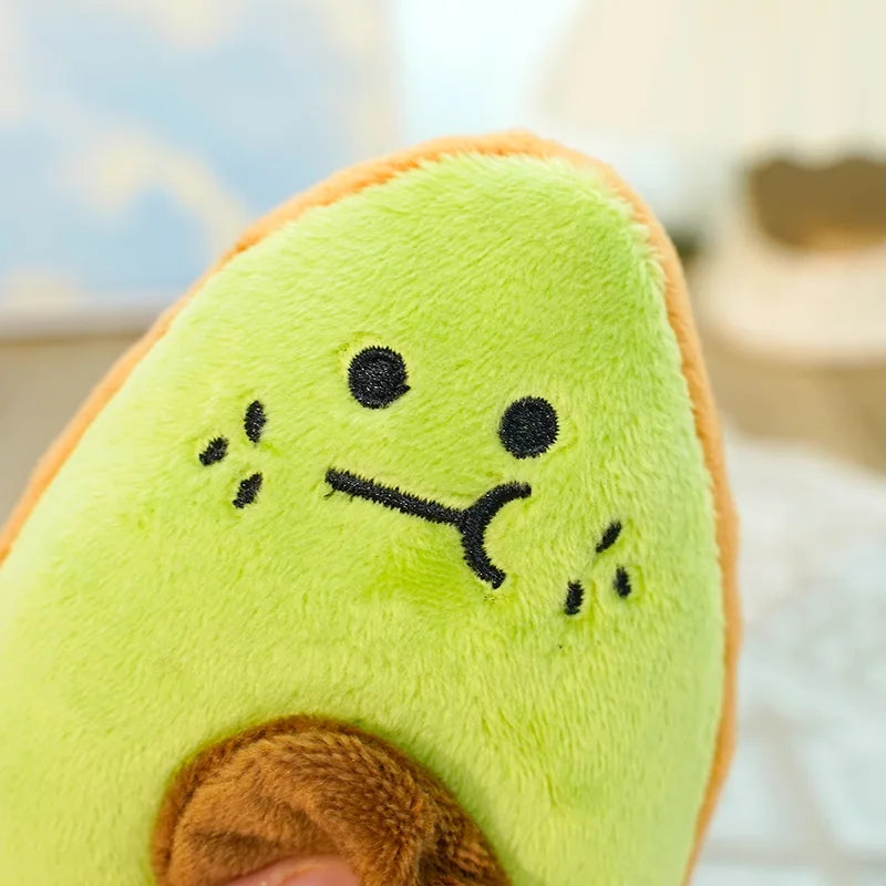 Chew-Friendly Fruit-Shaped Plush Dog & Cat Toy for Boredom Relief