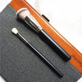 Synthetic Rounded Slant Foundation & Eye Blending Brush Set – Face & Eye Makeup Tools