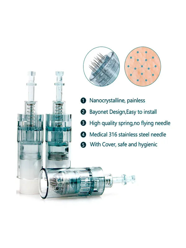 100pcs Dermapen M8 Needle Set for Microneedling and Mesotherapy - 0.25mm Length