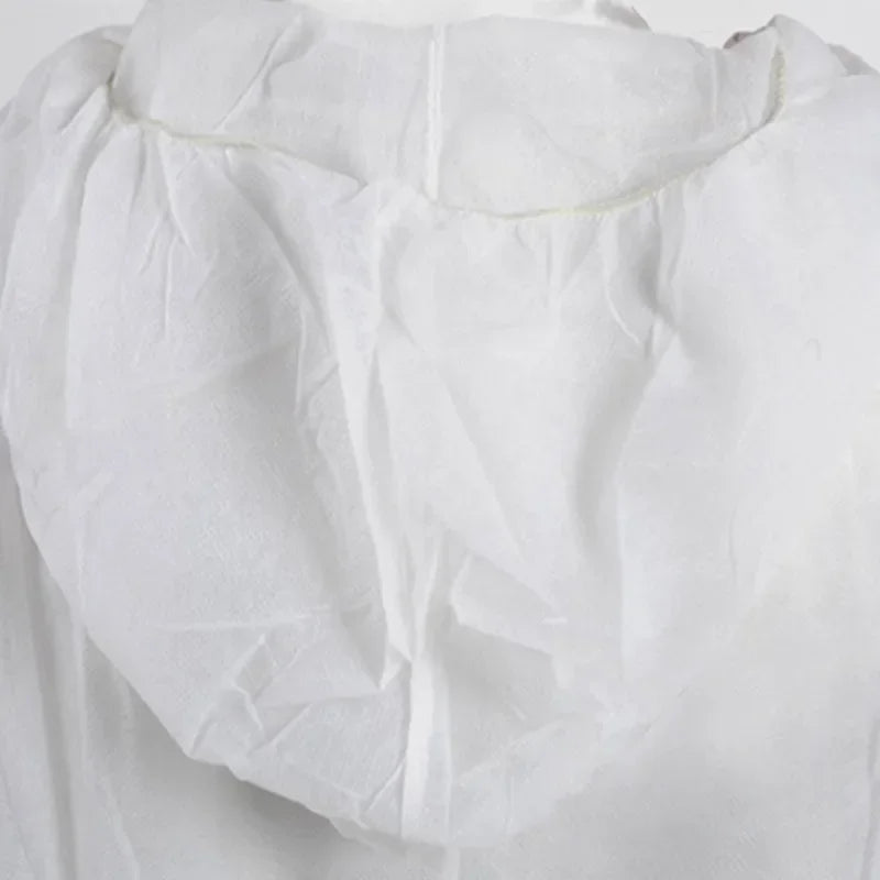 Disposable Breathable Waterproof Work Coverall Suit Safety & Painting Protective Gear