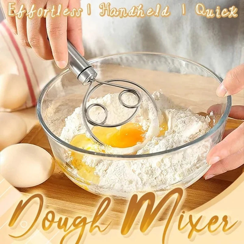 Stainless Steel Dough Mixer for Bread and Pastry Baking - Kitchen Utensil