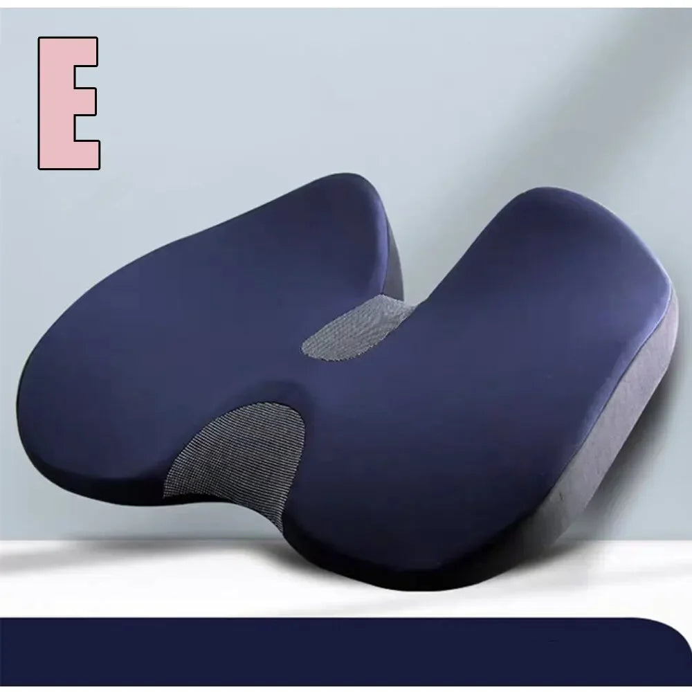 Orthopedic Memory Foam Prostate Cushion for Tailbone Sciatica Pain Relief - Non Slip Seat Pad