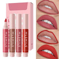 Long Lasting Lip Stain Pen Set - Natural Lip Color & Plumper Finish