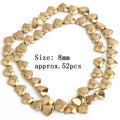 Natural Hematite Beads Heart Star Spacer Loose Beads for Jewelry Making