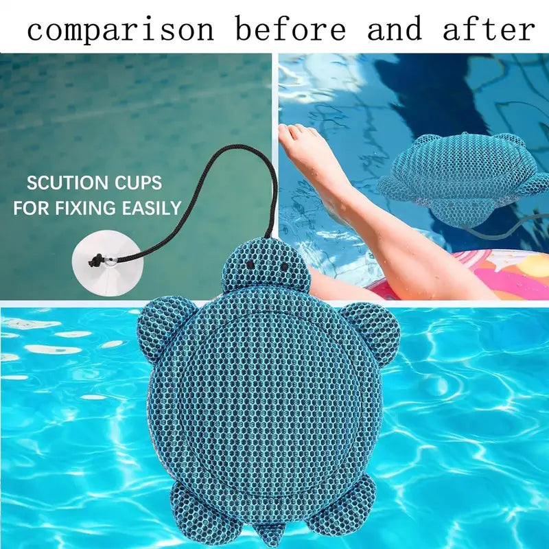 Floating Pool Skimmer for Water Maintenance - Reusable Oil & Scum Absorber Sponge