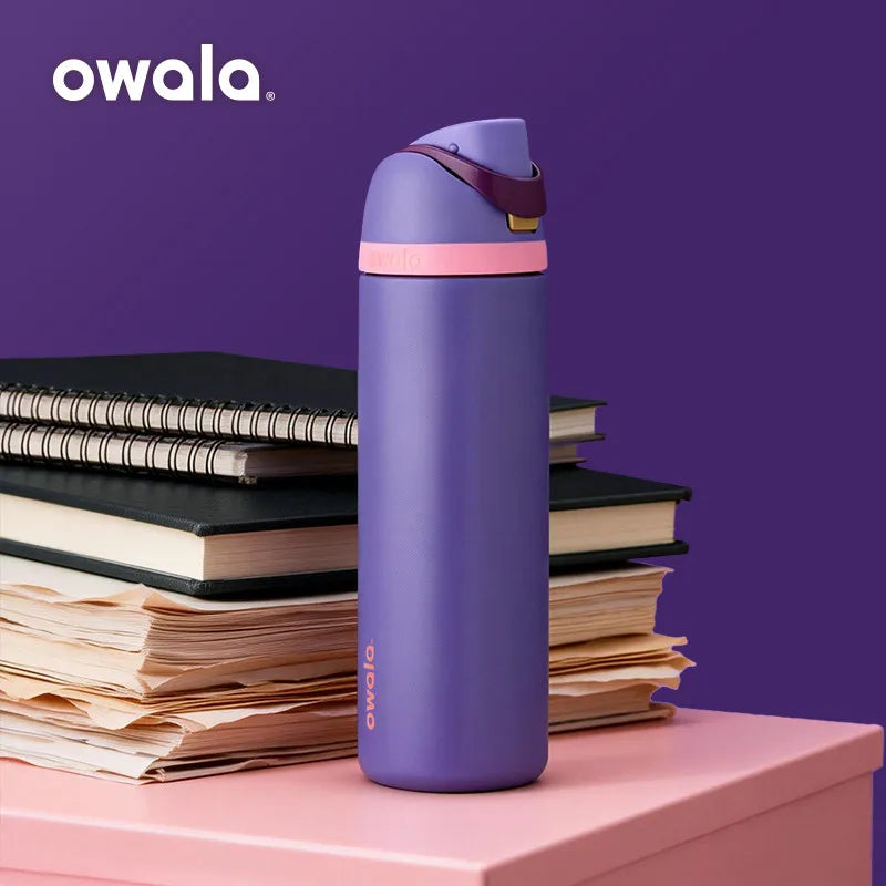 Insulated Stainless Steel Water Bottle with Straw - BPA-Free Sports Hydration Bottle