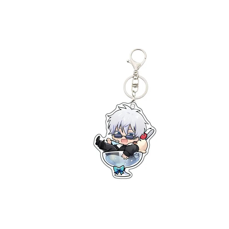 Anime Pendant Keychain Jujutsu Kaisen Fushiguro Megumi Nanami Kento Kugisaki Nobara Gojo Satoru