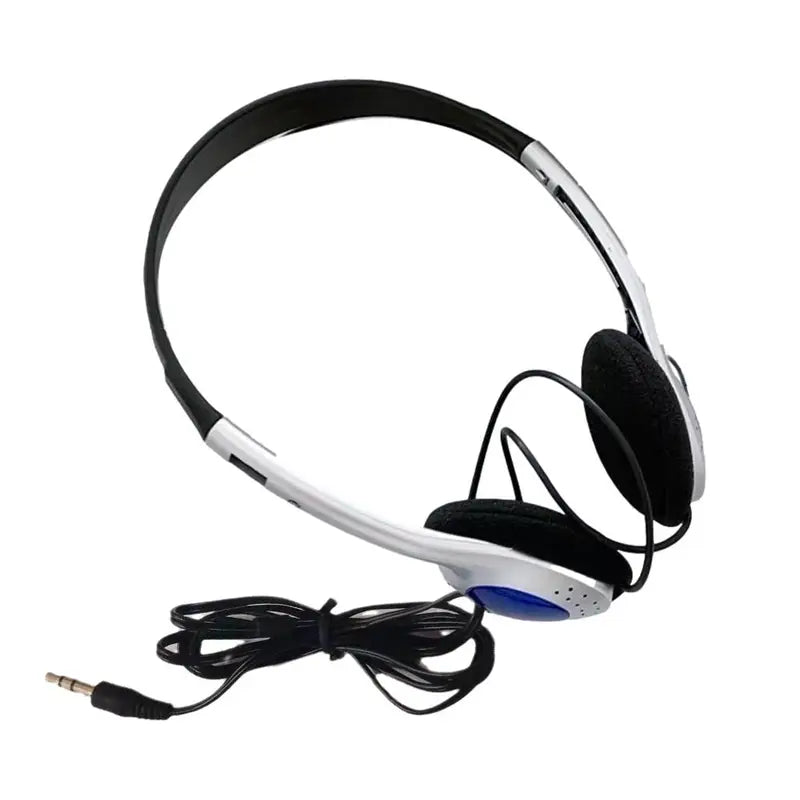Retro Over-Ear Headphones Millennium Style Wired Headset