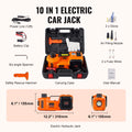 Electric Car Jack 5 Ton Hydraulic & Inflator Kit for Tires, Portable
