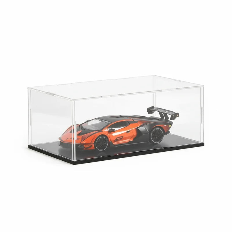 Clear Acrylic Display Case Dustproof Toy Car Model Box with Multiple Sizes