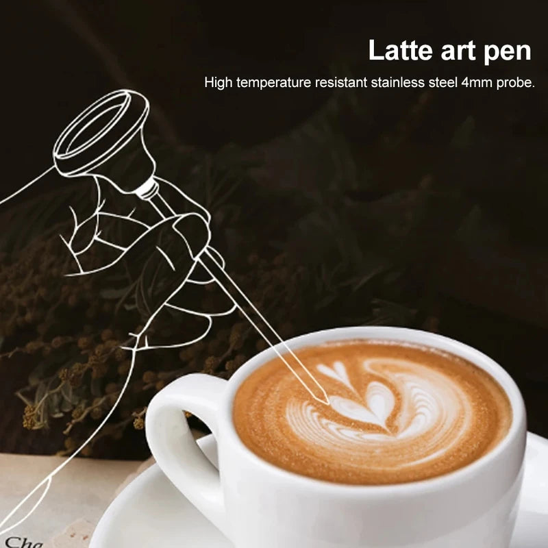 Stainless Steel Coffee Thermometer Probe 0-100°C for Brewing & Milk Frothing