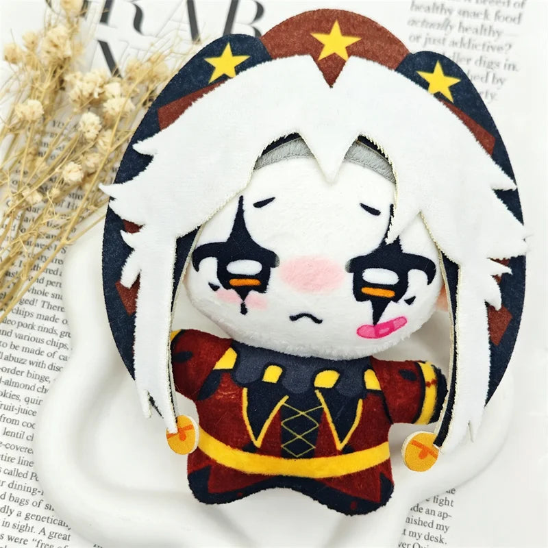 Circus Pierrot Plush Doll - Cosplay Soft Stuffed Toy for Halloween & Carnival